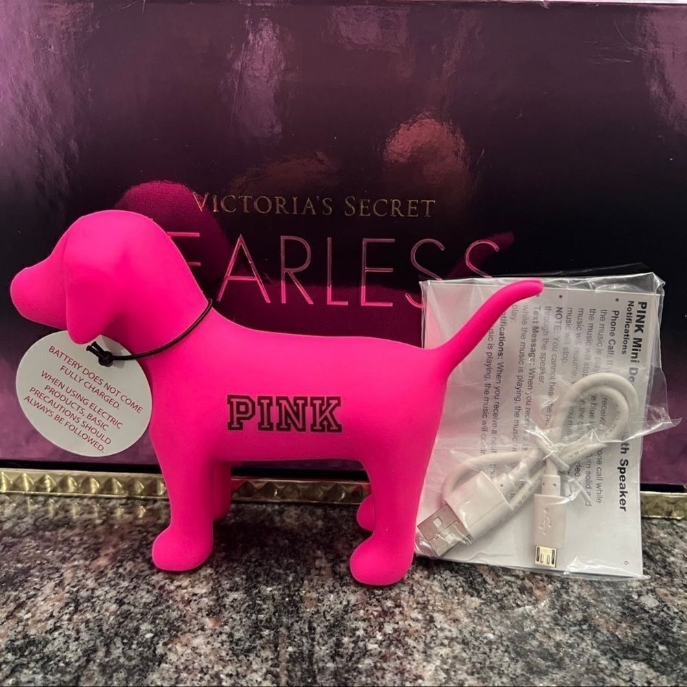 Victoria's Secret Pink Mini Dog Bluetooth speaker New - Picture 6 of 8